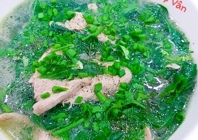 Hướng dẫn cách nấu canh thịt bò lá lốt ngon đậm vị