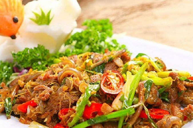Cách xào lăn thịt lợn rừng thơm ngon khó cưỡng