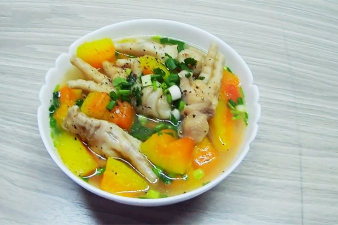 Hướng dẫn cách nấu món gà hầm đu đủ thơm ngon bổ dưỡng