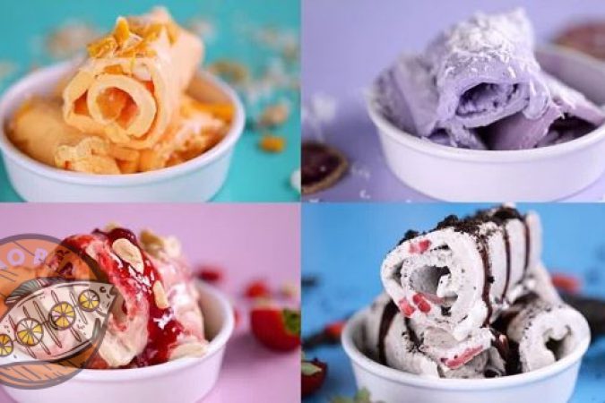 [Tips] 3+ Cách Làm Kem Cuộn Thái Lan Tại Nhà Không Cần Máy