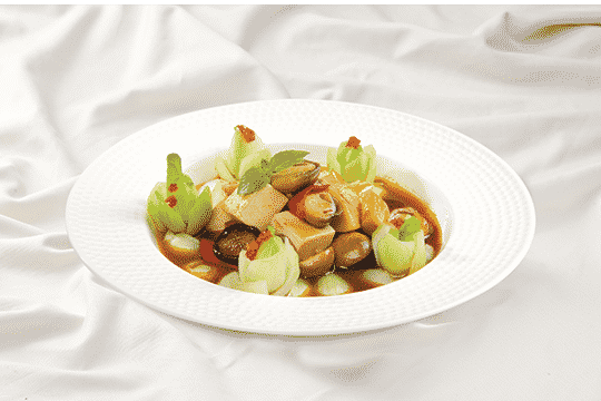 Mì căn xốt nấm