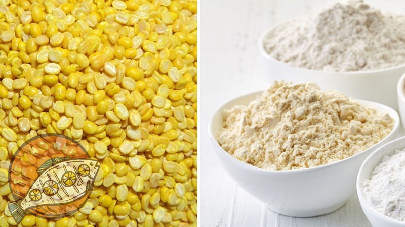 Nguyên liệu đơn giản nhưng tối cần thiết - đậu xanh và các loại bột