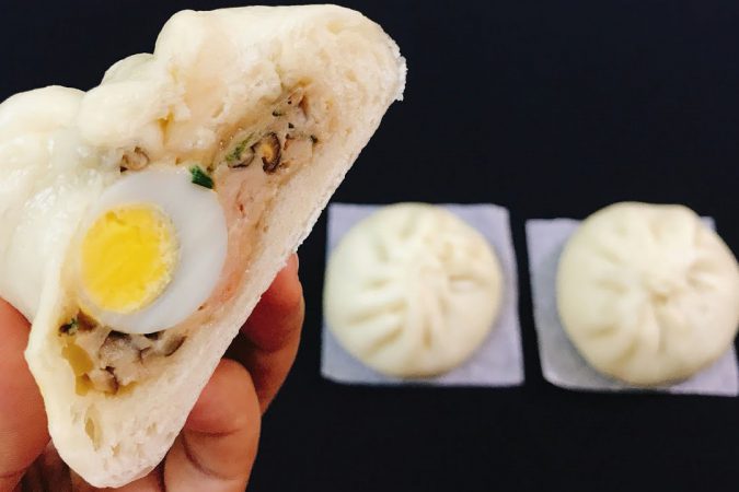 Cách làm bánh bao nhân thịt gà nóng hổi cứ ăn là ghiền