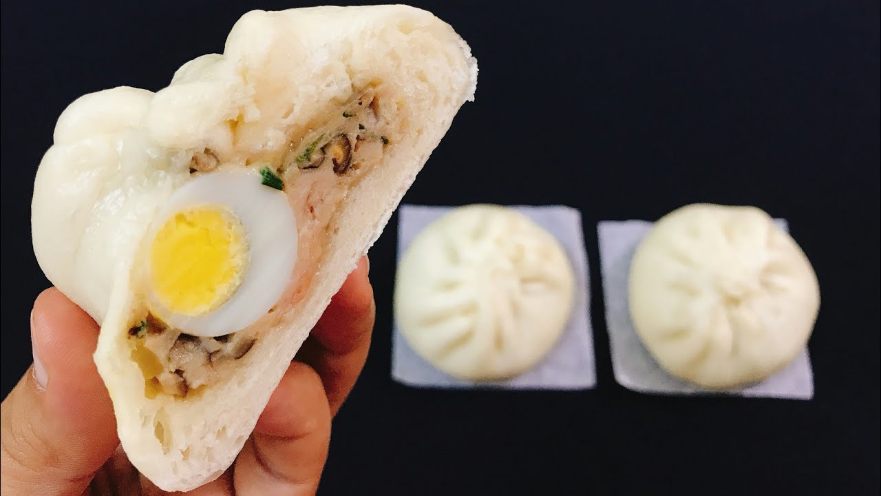 Cách làm bánh bao nhân thịt gà nóng hổi cứ ăn là ghiền
