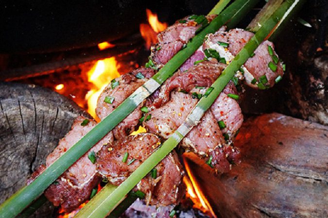 Thịt lợn nướng mắc khén hạt dổi chuẩn vị Tây Bắc
