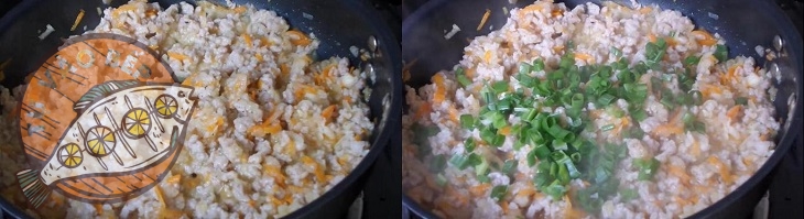 Đảo đều các nguyên liệu và nêm nếm gia vị vừa ăn