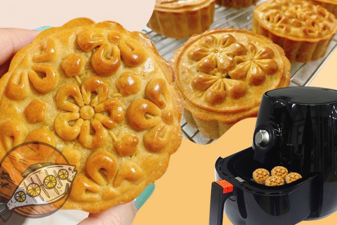 Thử cách làm bánh trung thu bằng nồi chiên không dầu