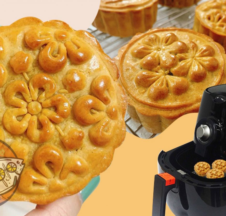 Thử cách làm bánh trung thu bằng nồi chiên không dầu
